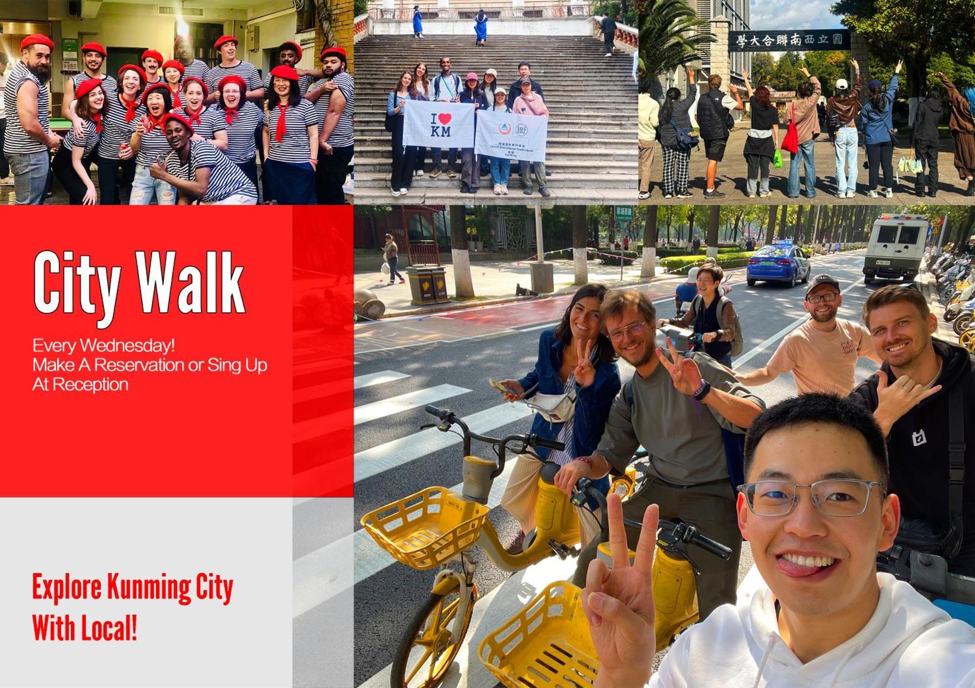 The Cloudland International Youth Hostel Close To The City Center,10 Min Walks To The Subway, Close To The Night Market, Old Street, Green Lake, English-Speaking Service, Free Activity Convenient Payment And Visa Cards Are Accepted Kunming Bagian luar foto