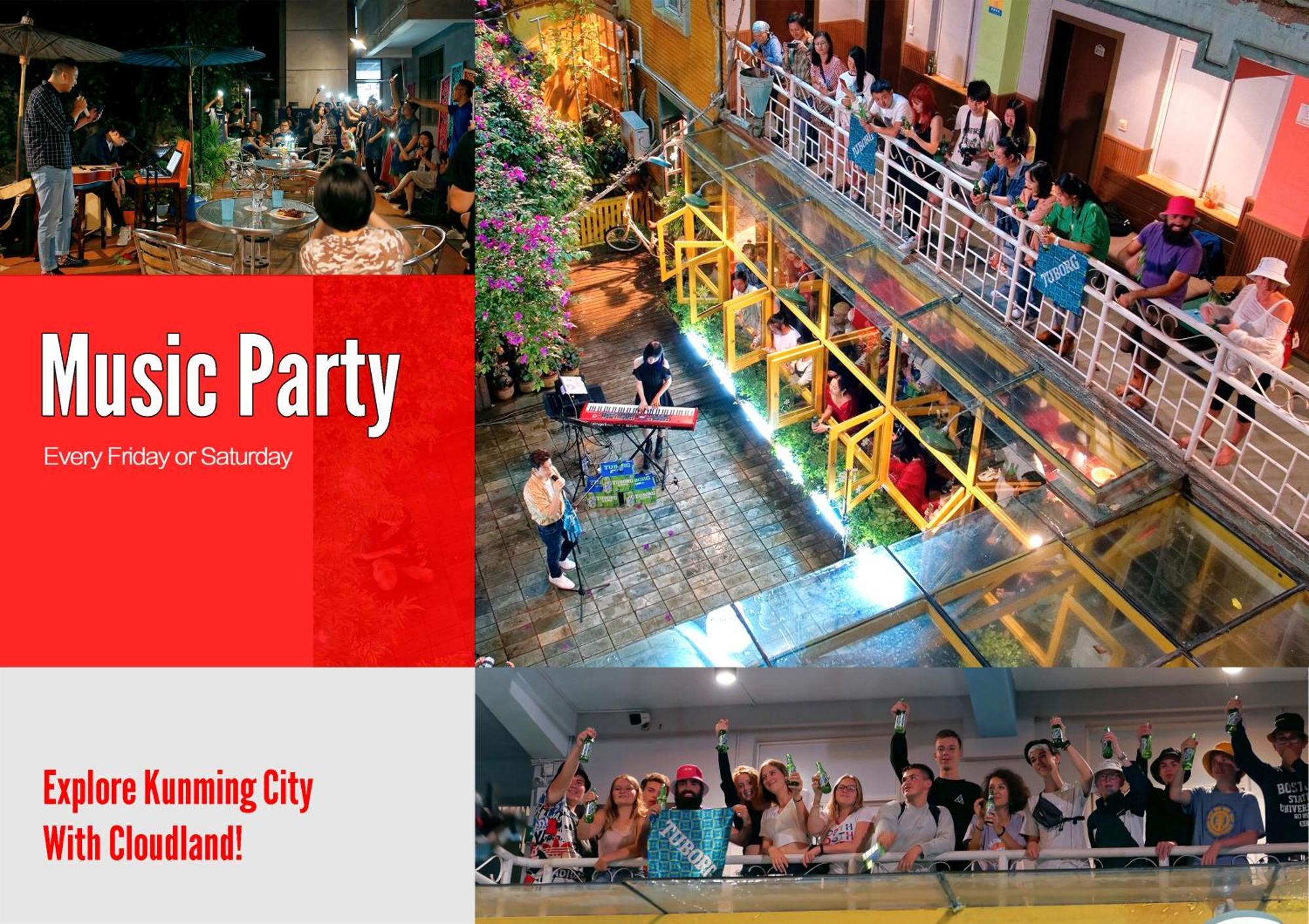 The Cloudland International Youth Hostel Close To The City Center,10 Min Walks To The Subway, Close To The Night Market, Old Street, Green Lake, English-Speaking Service, Free Activity Convenient Payment And Visa Cards Are Accepted Kunming Bagian luar foto